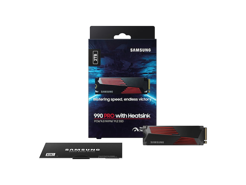 Samsung M.2 NVME SSD 990 PRO 2TB Heatsink Samsung M.2 NVME SSD 990 PRO 2TB Heatsink